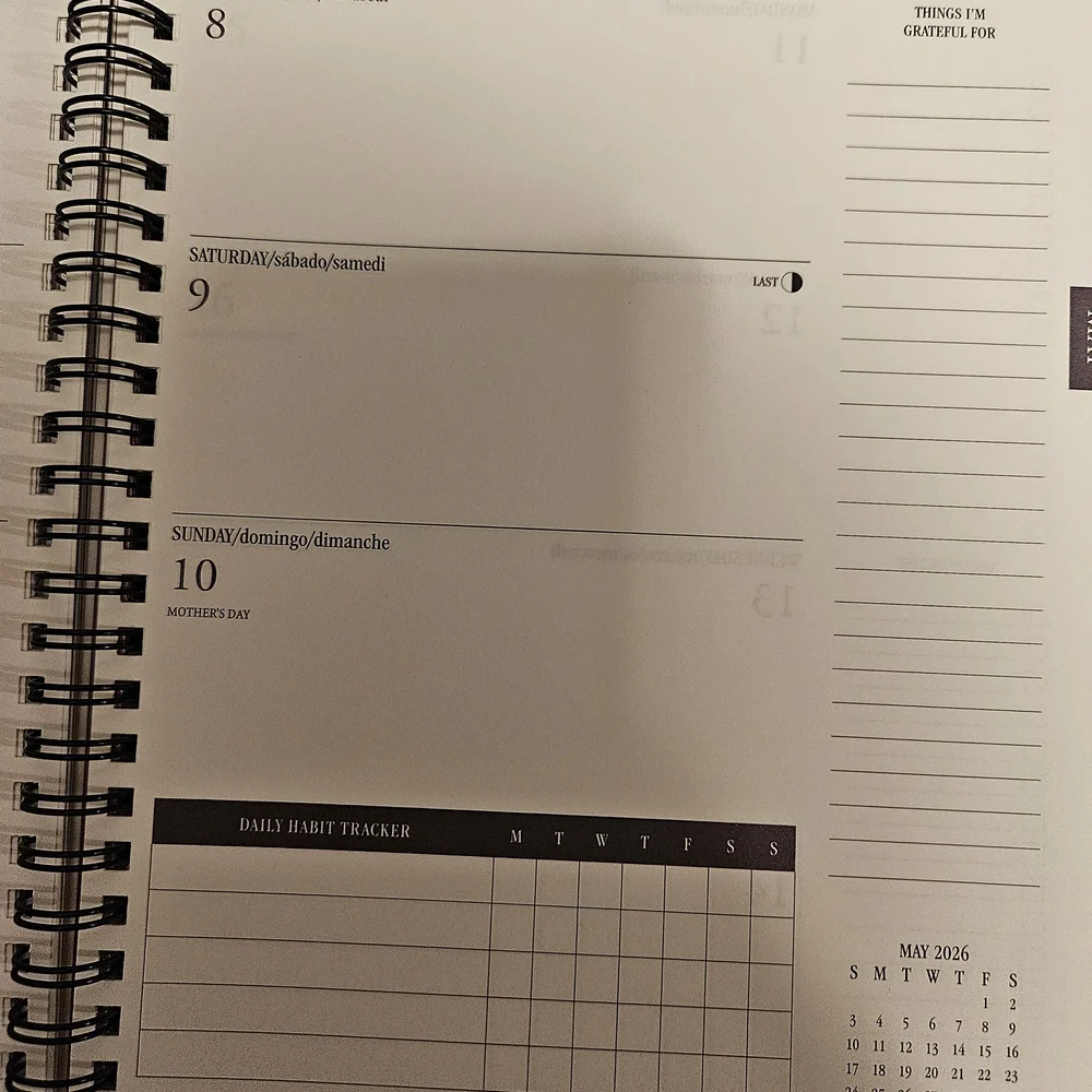 2026 Pink Lemon Spiral Planner - Paper Trail